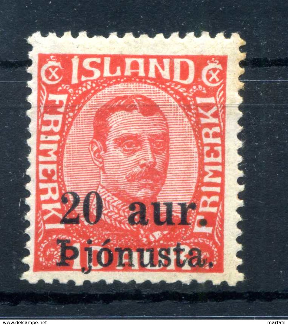 1922-23 ISLANDA SERVIZIO N.41 * - Dienstzegels