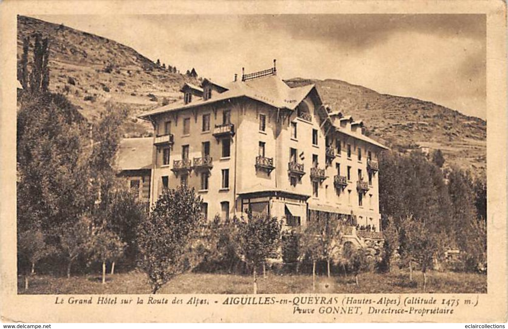 Aiguilles En Queyras           05        Le Grand Hôtel        (voir Scan) - Autres & Non Classés