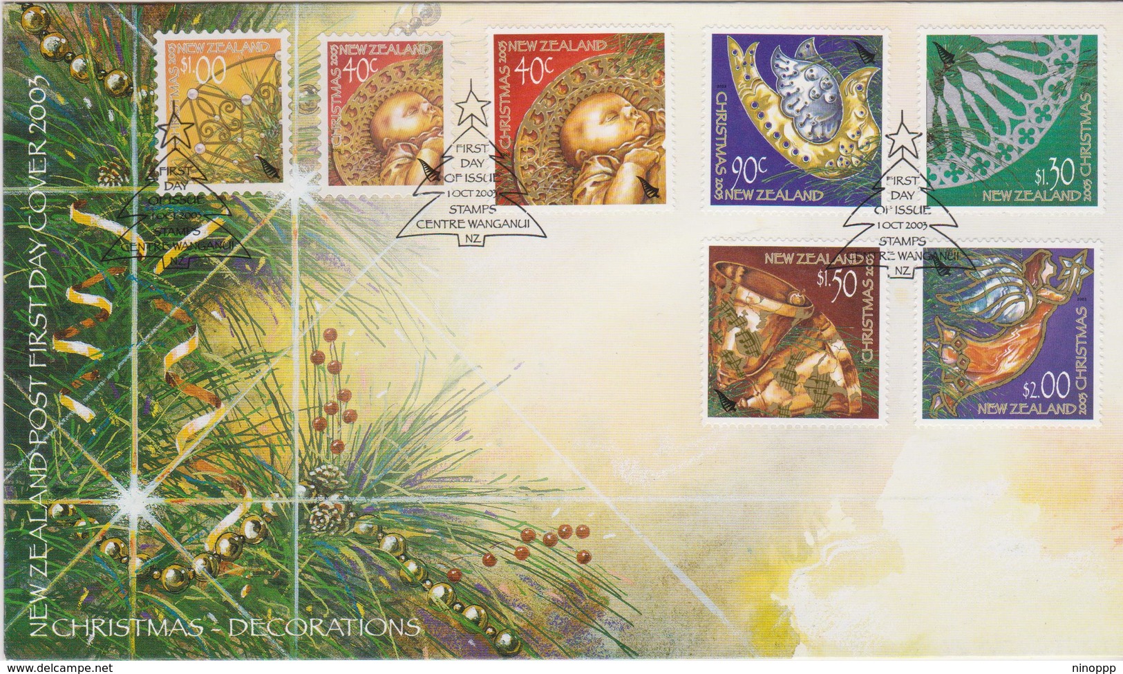 New Zealand 2003 Christmas FDC - FDC