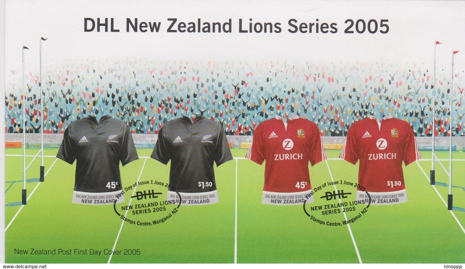 New Zealand 2005 DHL Lions Series FDC - FDC