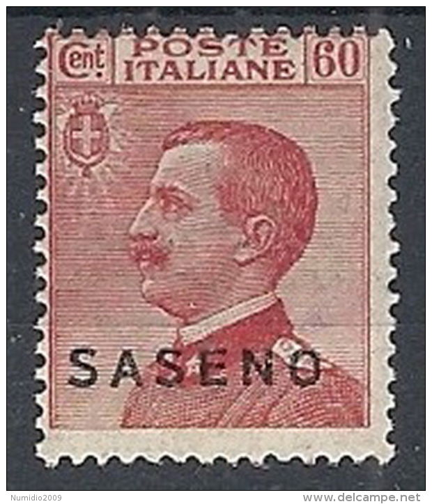 1923 SASENO EFFIGIE 60 CENT MH * - RR12236 - Saseno