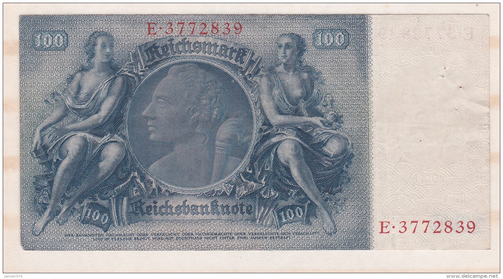 Allemagne . 100 Reichsmark 1935 - 100 Reichsmark