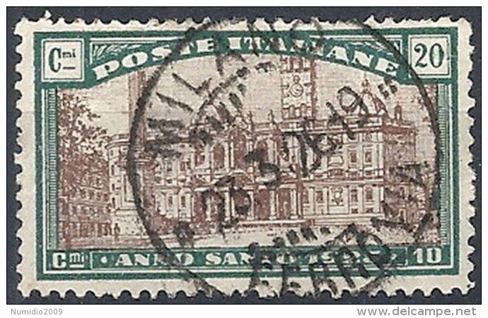 1924 REGNO USATO ANNO SANTO 20 CENT - RR12105 - Used