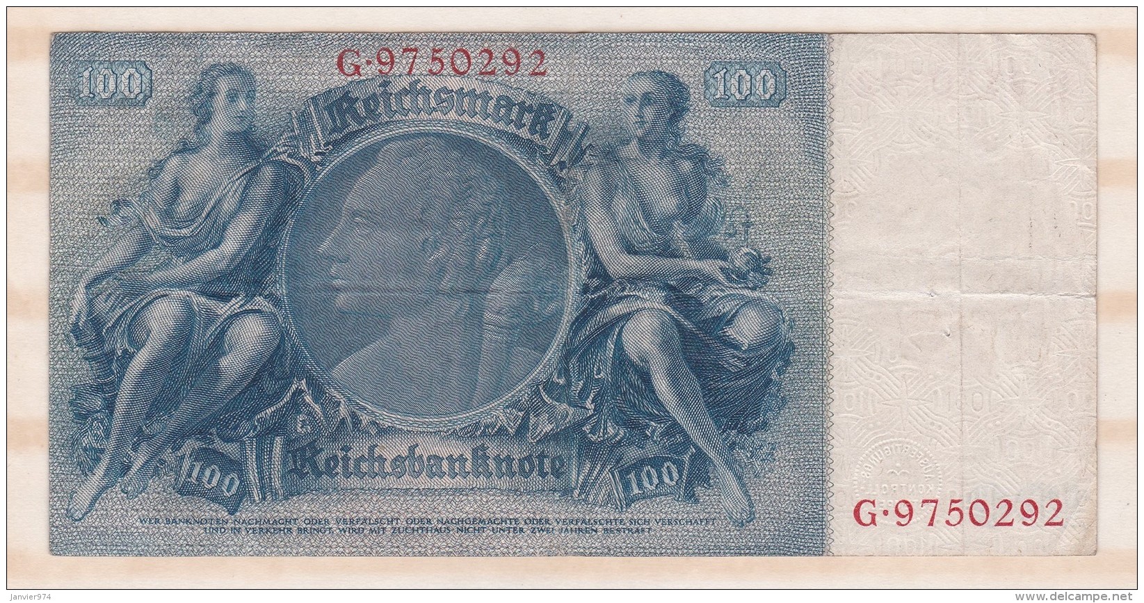 Allemagne . 100 Reichsmark 1935 - 100 Reichsmark