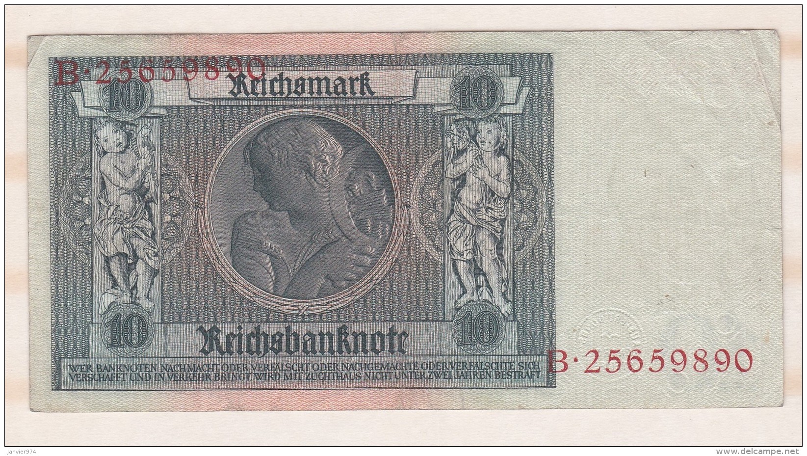 Allemagne . 10 Reichsmark 1929 - 10 Mark