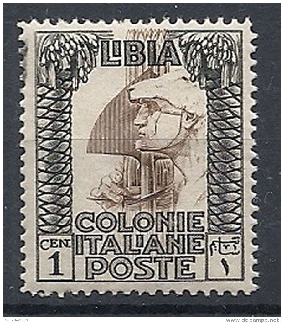 1924-29 LIBIA PITTORICA 1 CENT MNH ** - RR12558-2 - Libyen