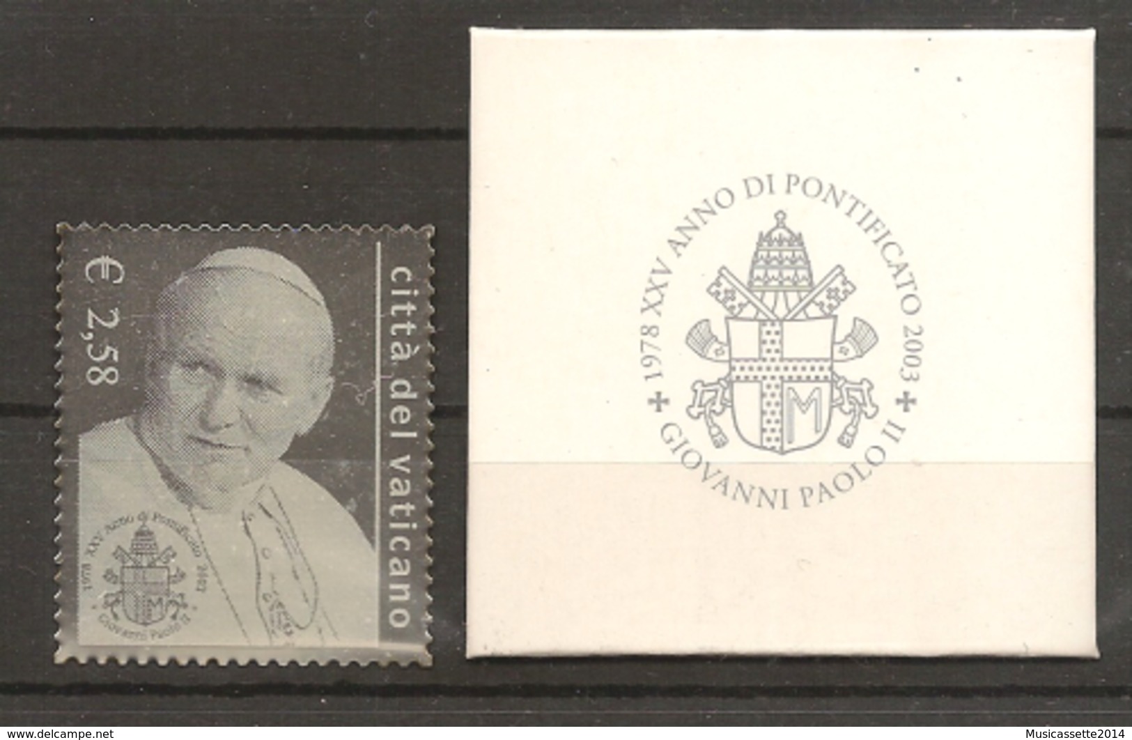 VATICANO 2003 25° Papa Giovanni Paolo II  Unificato N° 1294 MNH** - Nuovi