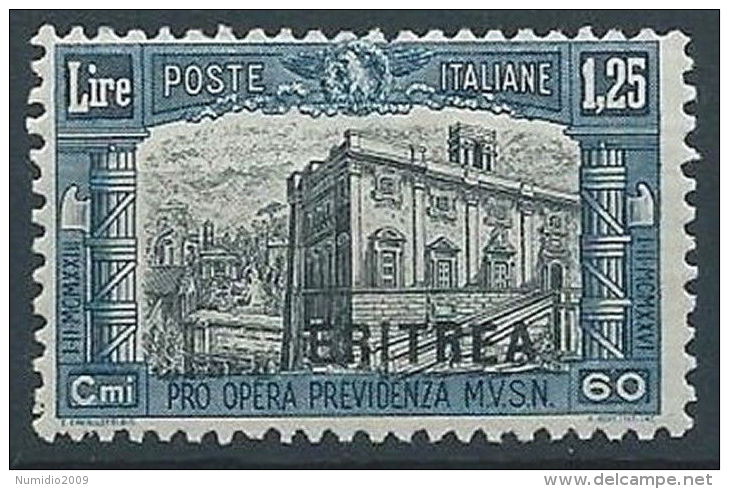 1927 ERITREA MILIZIA 1,25 LIRE MNH ** - RR13598-2 - Eritrea
