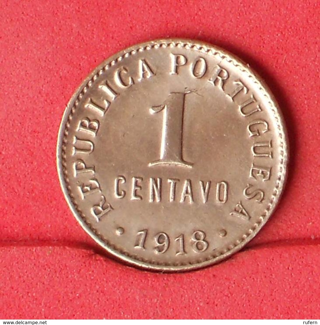 PORTUGAL 1 CENTAVOS 1918 -    KM# 565 - (Nº24961) - Portugal