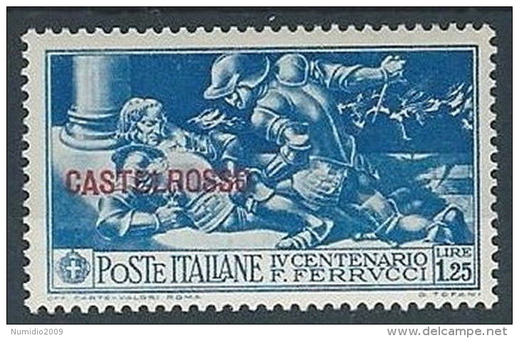 1930 CASTELROSSO FERRUCCI 1,25 LIRE MH * - RR13574 - Castelrosso