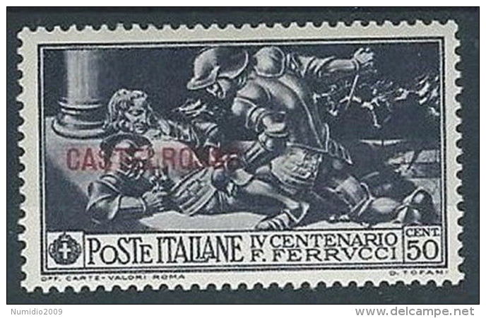 1930 CASTELROSSO FERRUCCI 50 CENT MH * - RR13574 - Castelrosso