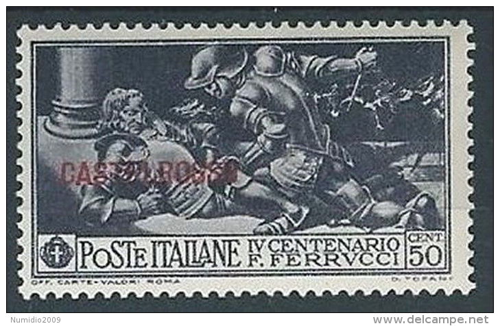 1930 CASTELROSSO FERRUCCI 50 CENT MH * - RR13574-2 - Castelrosso