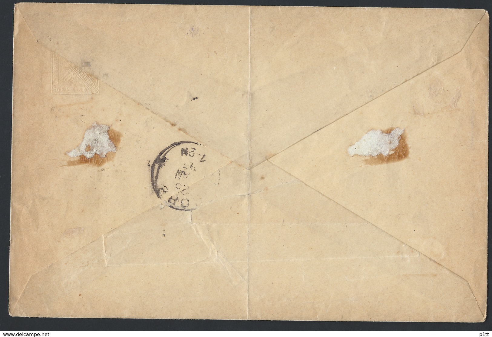 20de,Stamp Envelope. The Mail Passed In 1893. Oberndorf Am Neckar. Württemberg - Other & Unclassified