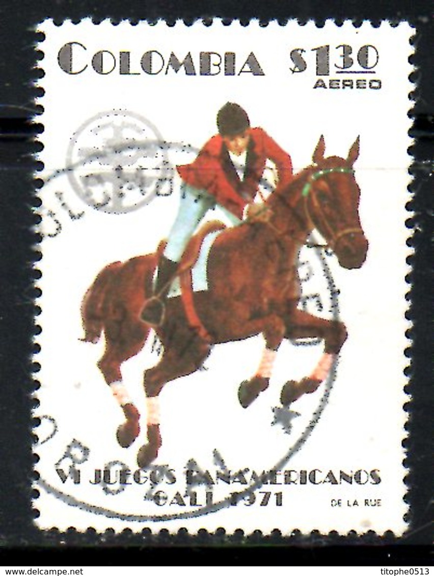 COLOMBIE. PA 560 Oblitéré De 1971. Equitation. - Springreiten