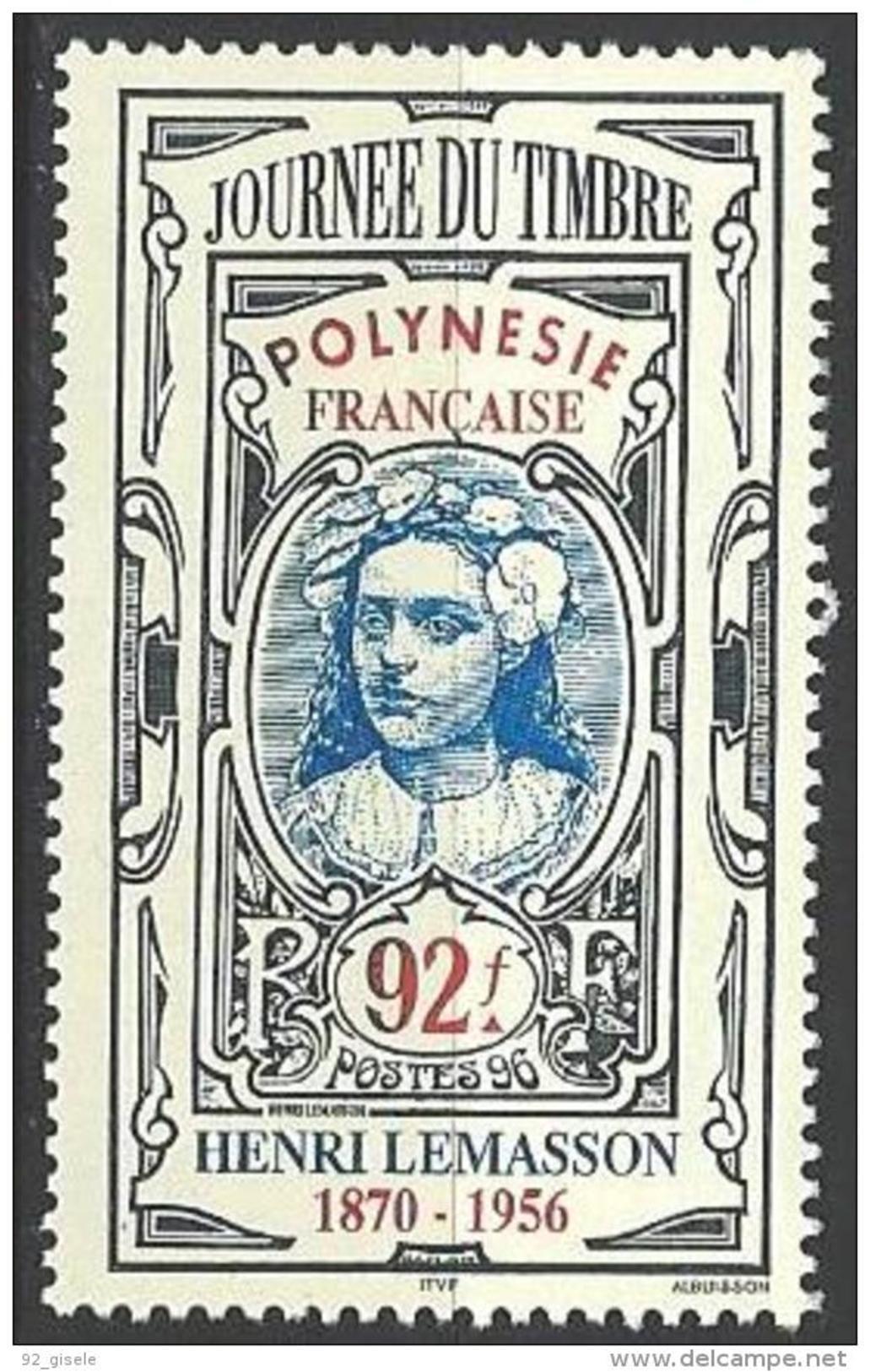 Polynésie YT 518 " Journée Du Timbre " 1996 Neuf** - Neufs