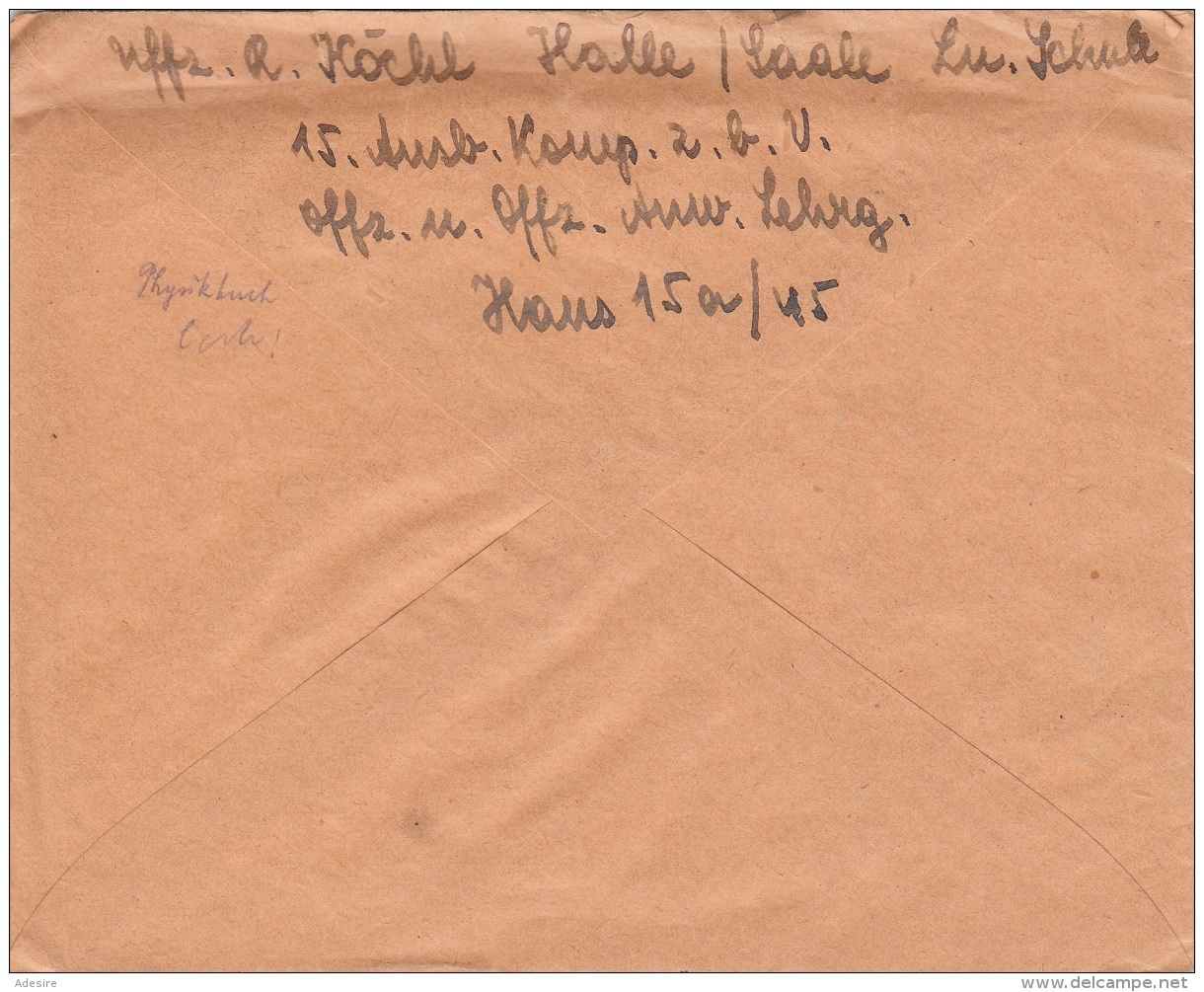 1940 FLIEGER FELDPOST BRIEF (mit Inhalt), Gel.v.WIEN &gt; GLEIWITZ Oberschlesien, Fliegerhorst Wetterwarte - Briefe U. Dokumente