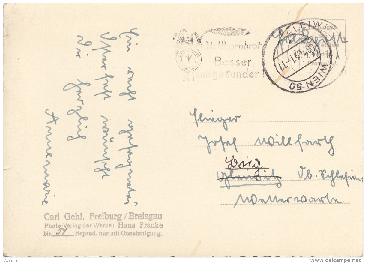 1941 FLIEGER FELDPOST (Ak), Gel.v.WIEN &gt; BRIEG Oberschlesien, Wetterwarte - Briefe U. Dokumente