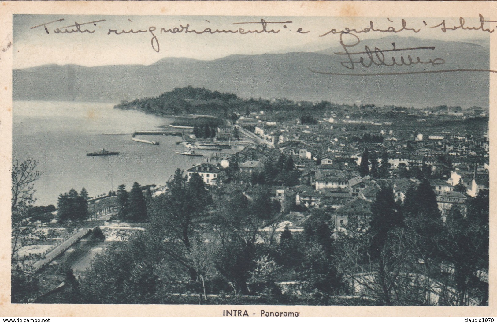 CARTOLINA - POSTCARD - VERBANIA  - INTRA PANORAMA - Verbania