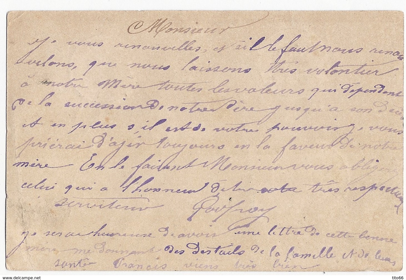 CPP Sage 77 De La Guerche De Bretagne Vers Antrain (TAD Bleu) 21 Mars 1878 - Precursor Cards