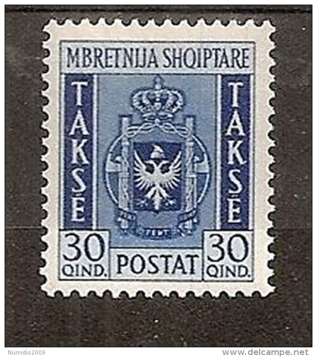 1940 ALBANIA SEGNATASSE 30 Q MH * -  RR5649 - Albania