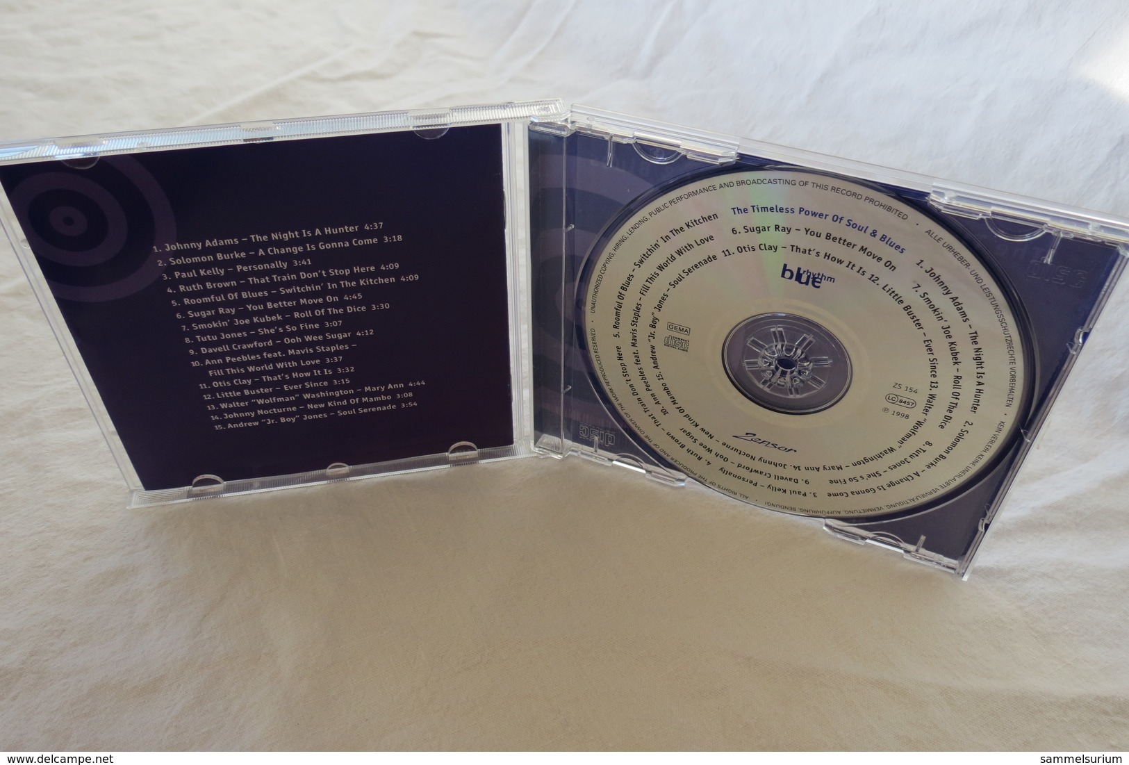 CD "The Timeless Power Of Soul & Blues" Div. Interpreten - Soul - R&B