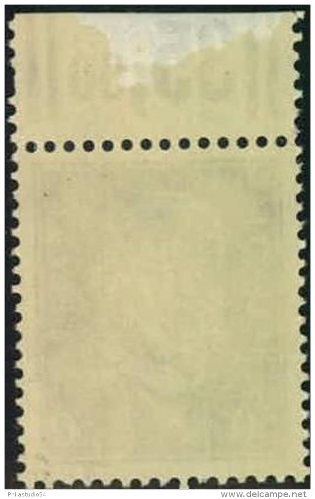 1928, 50 Üfg. Hindenburg Mit Leicht Beschnittenenm Walzendruck Oberrand - Unused Stamps