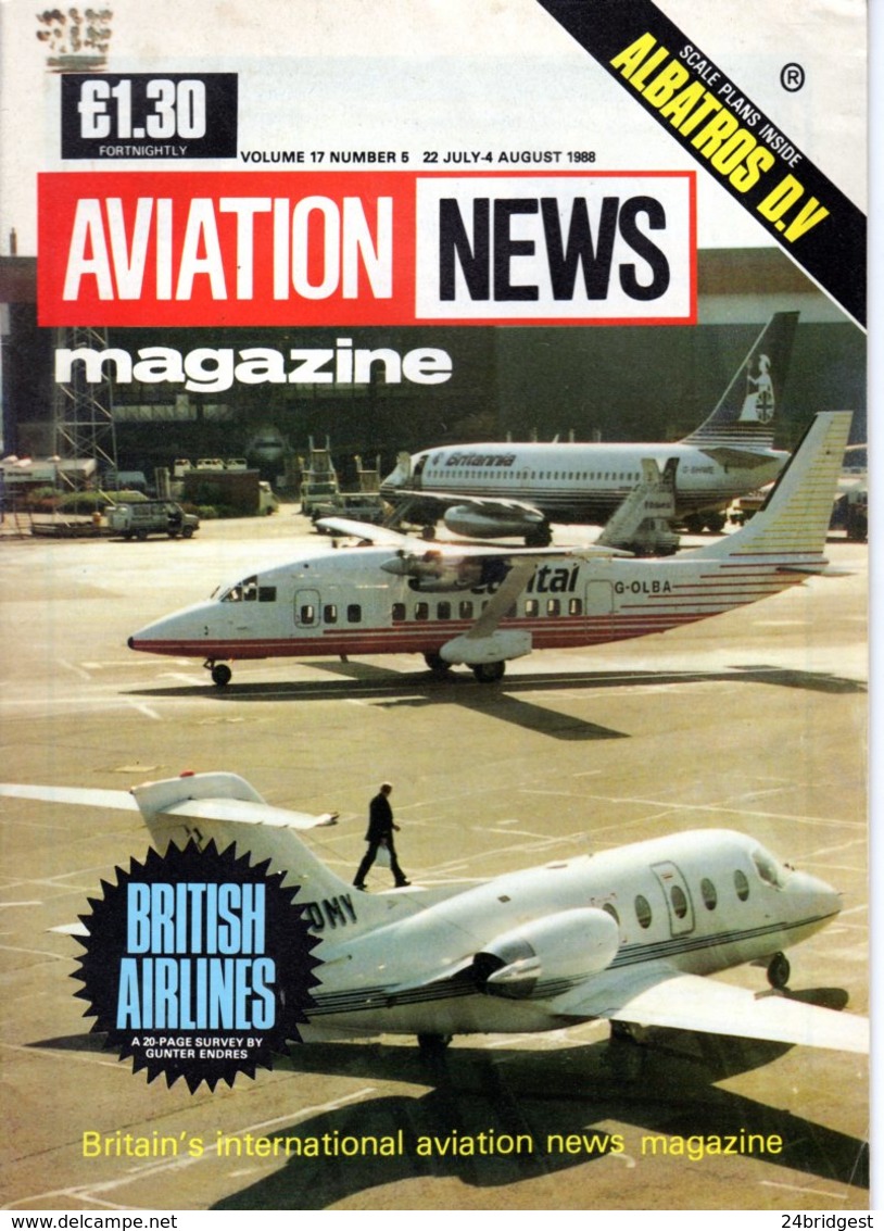 Aviation News British Airlines Survey  Albatros DV - Transportation