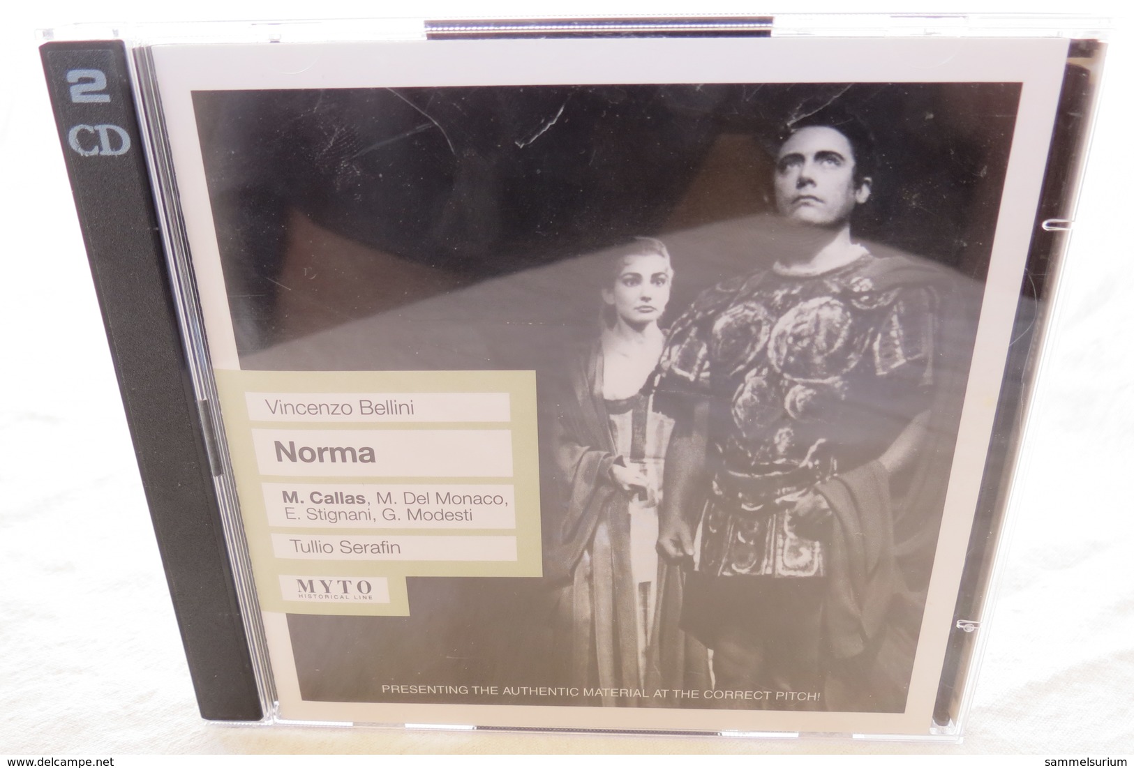 2 CDs "Vincenzo Bellini - Norma" M. Callas, Tullio Serafin - Oper & Operette
