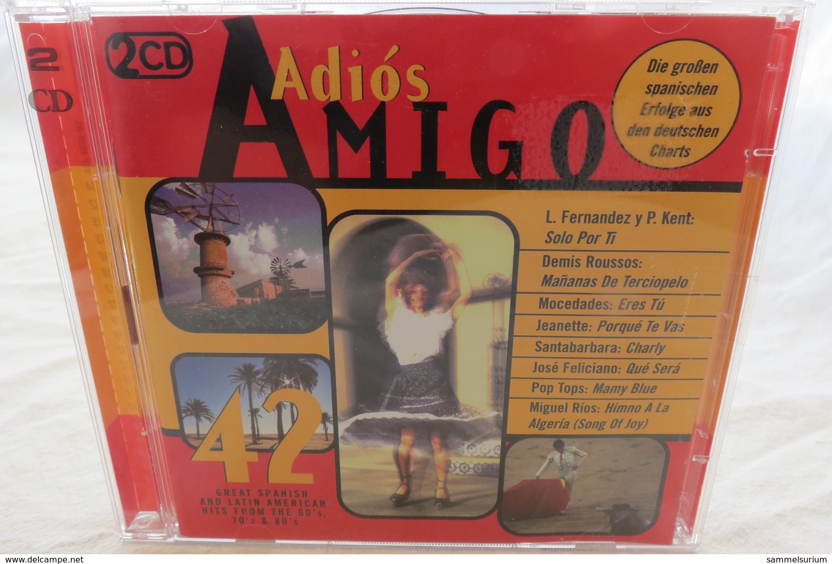 2 CDs "Adiós Amigo" 24 Große Spanische Erfolge Der 60's, 70's Und 80's Aus Den Deutschen Charts - Andere - Spaans