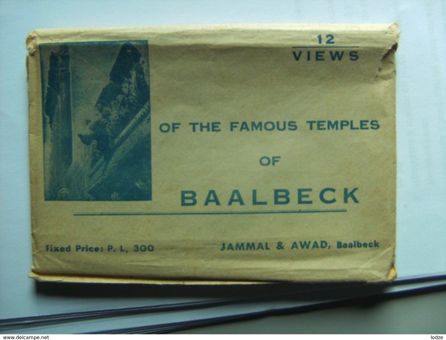 Libanon Lebanon Baalbek Baalbeck Temples 12 Very Nice Postcards - Libanon