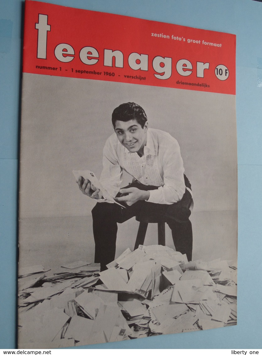 TEENAGER Nr. 1 - 1 Sept 1960 - PAUL ANKA ( Juke Box - Mechelen ) ! - Andere & Zonder Classificatie