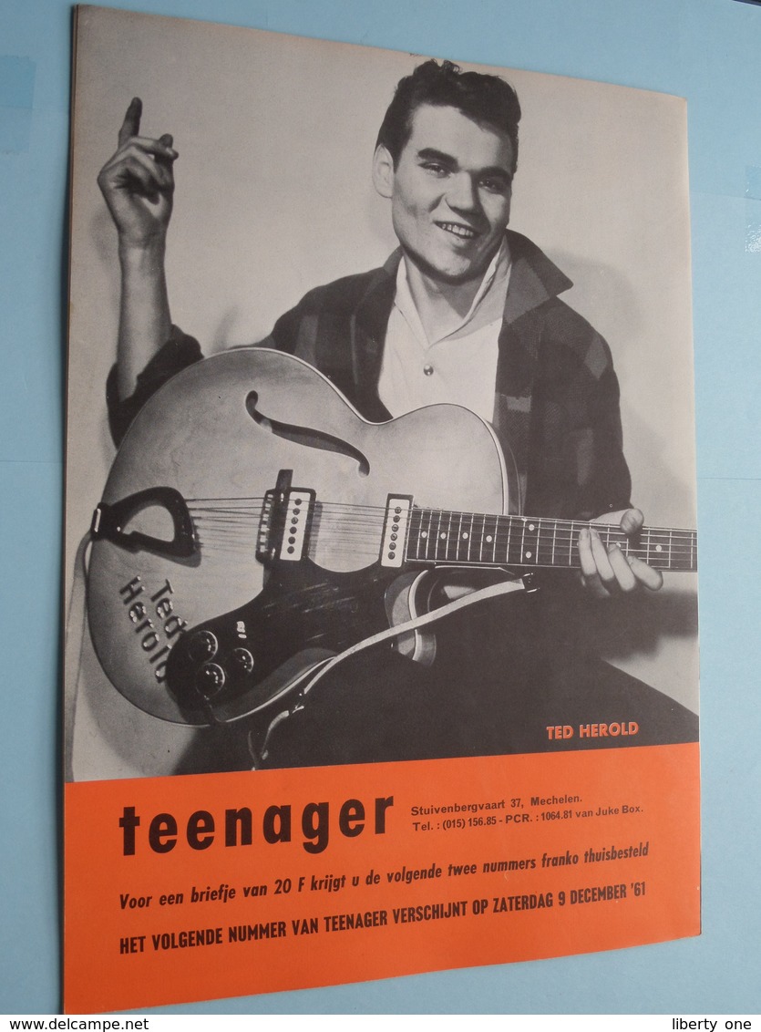 TEENAGER Nr. 5 - 10-9-61 - CONNY ( Juke Box - Mechelen ) ! - Altri & Non Classificati