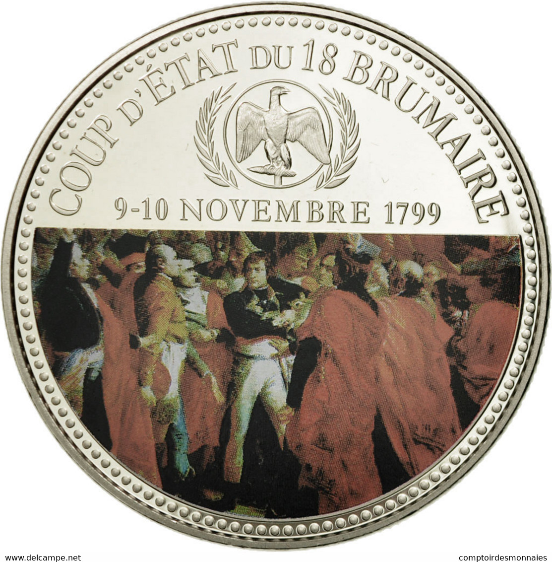 France, Médaille, Napoléon Ier, Coup D'Etat Du 18 Brumaire, FDC, Copper-nickel - Autres & Non Classés