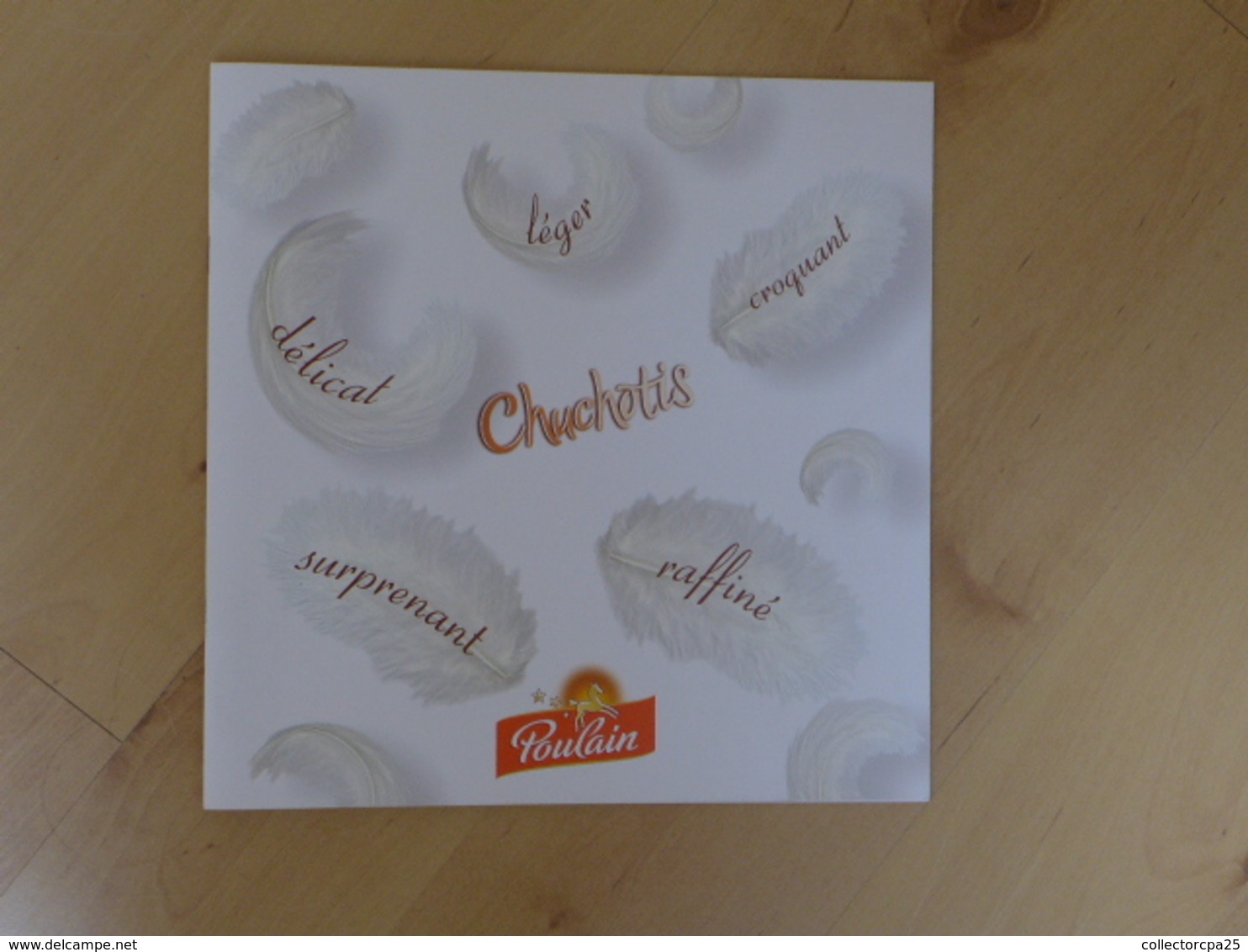 Plaquette Publicitaire Dossier De Presse Pour La Sortie Des Chuchotis Des Chocolats Poulain RARE ! - Cioccolato