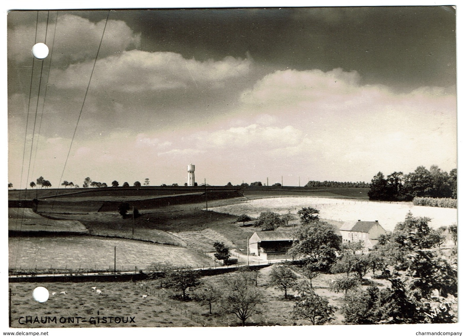 Carte Photo - Chaumont-Gistoux - Trous - 2 Scans - Chaumont-Gistoux