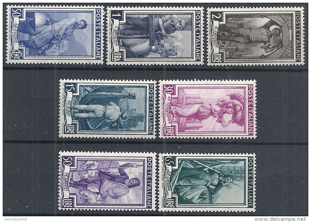 1955-57 ITALIA ITALIA AL LAVORO STELLE MNH ** - RR12728 - 1946-60: Nuovi