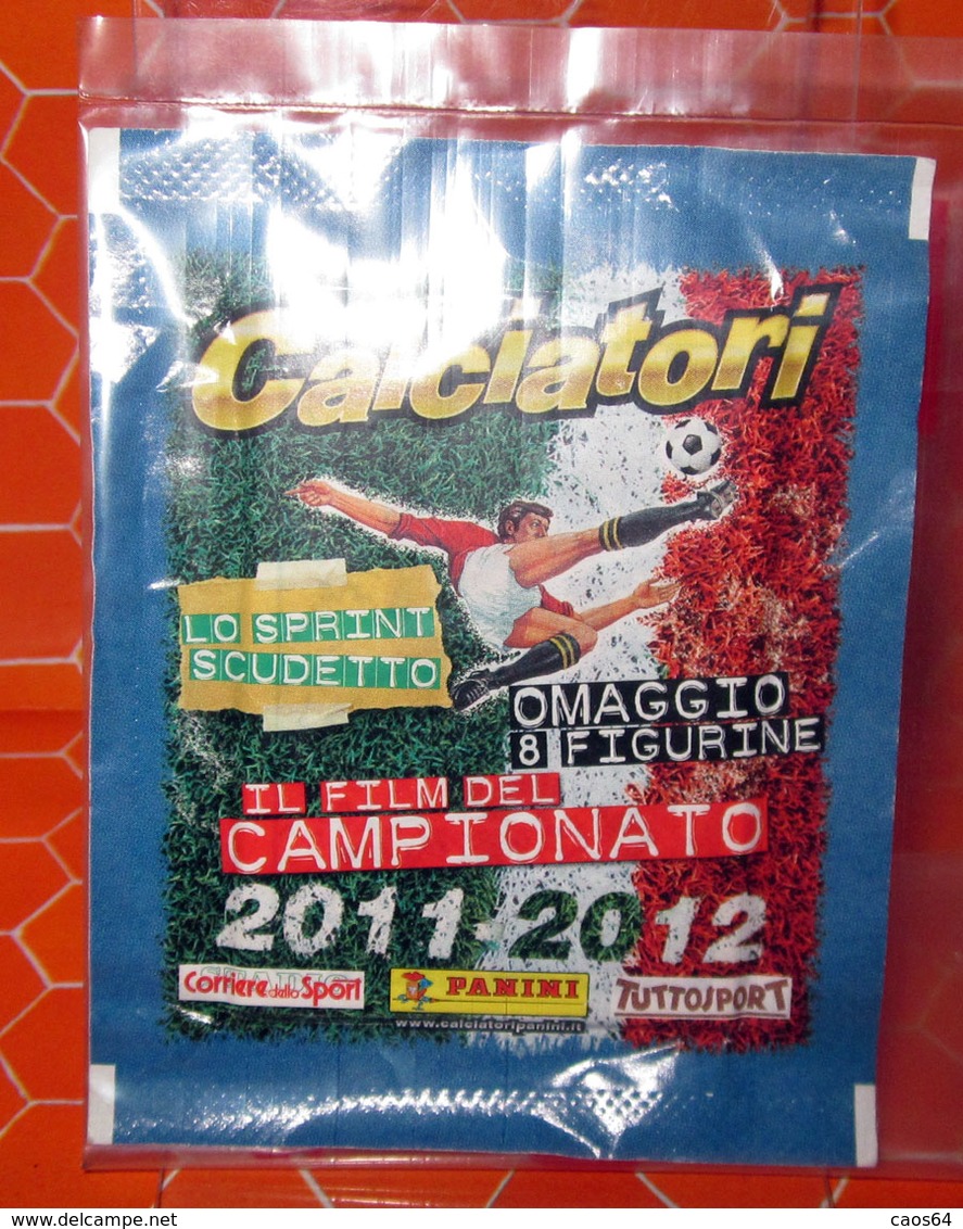 CALCIATORI 2011-2012 IL FILM DEL CAMPIONATO  PANINI BUSTINA NUOVA NEW SIGILLATA 2011 - Altri & Non Classificati