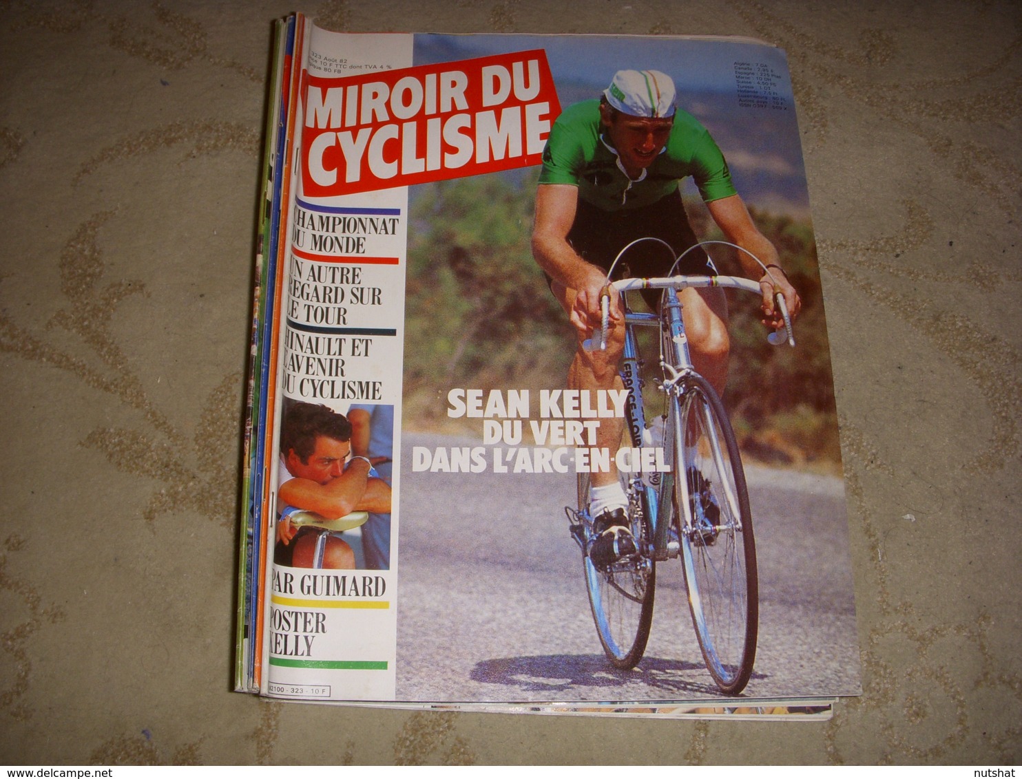 MIROIR Du CYCLISME 323 08.1982 HINAULT KELLY RETRO MONSERE TOUR De Jean AMADOU - Sport