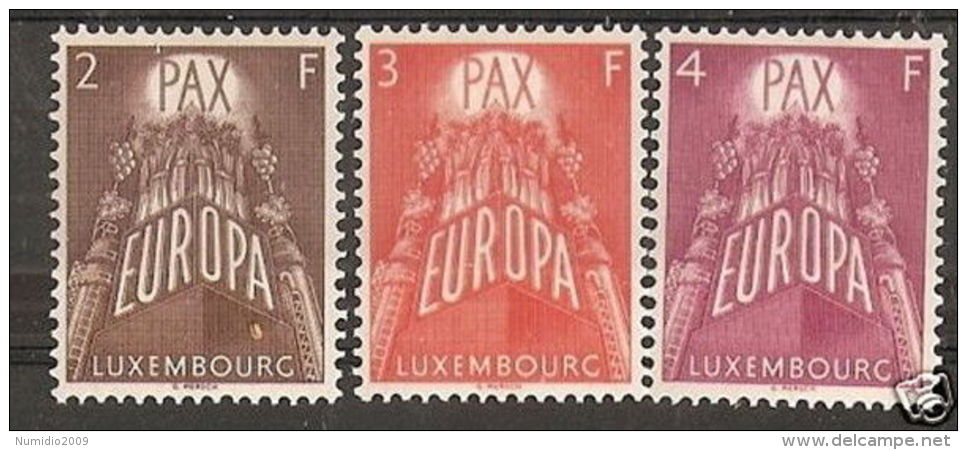 1957 EUROPA LUSSEMBURGO MH *  - RR5530 - 1957