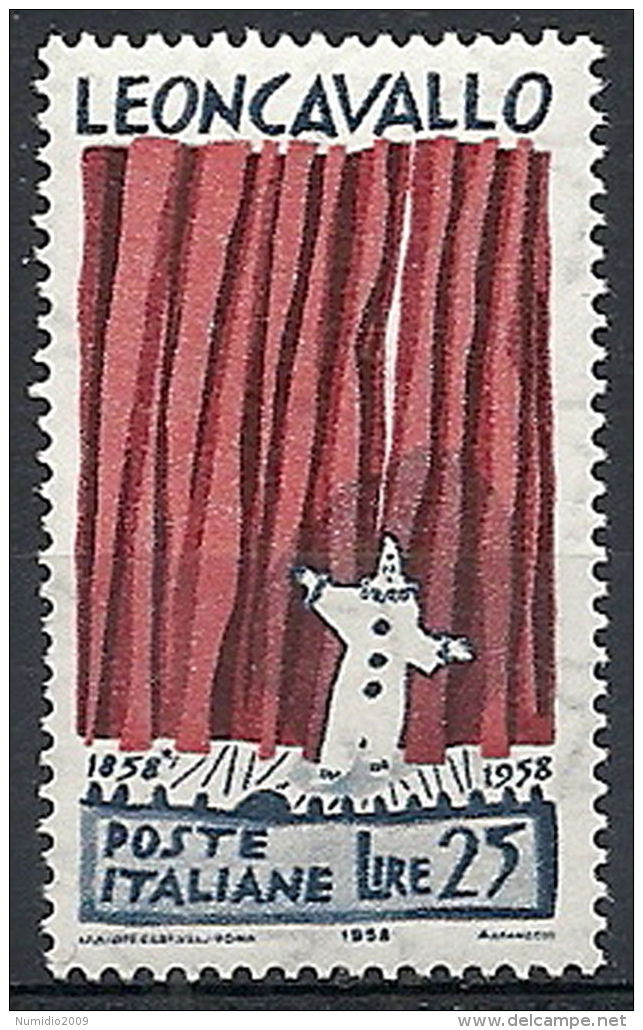 1958 ITALIA LEONCAVALLO MNH ** - 1946-60: Nuovi