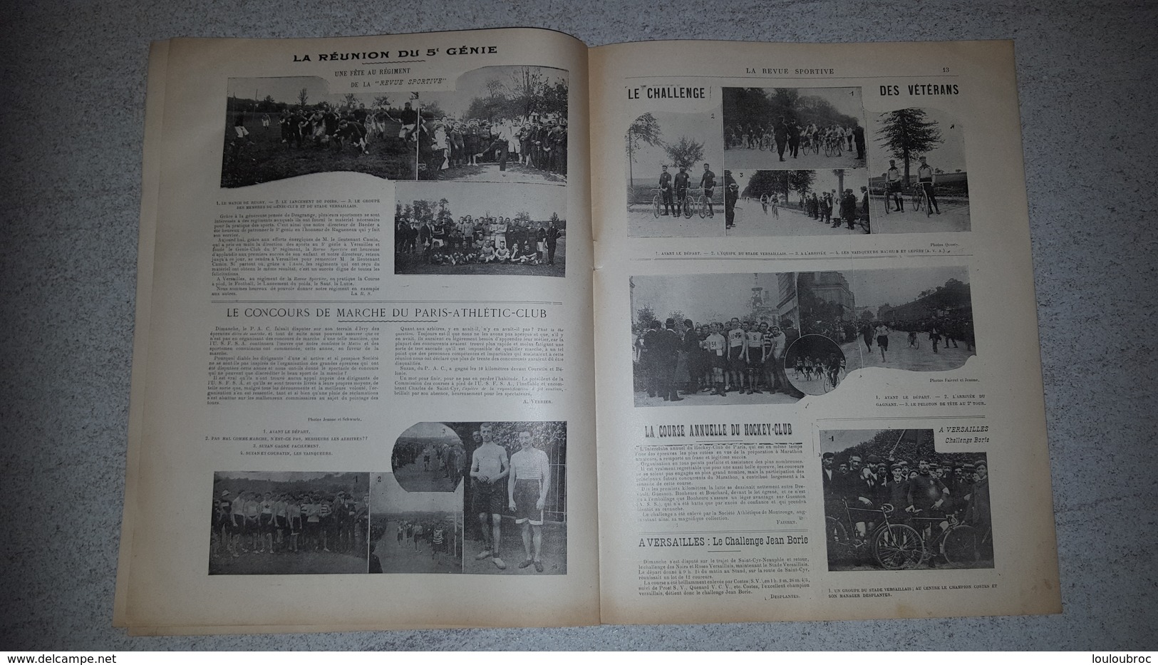 RARE LA REVUE SPORTIVE 1er ANNEE  1903 N°27  LES 500 METRES DE DEAUVILLE 17 PAGES PARFAIT ETAT