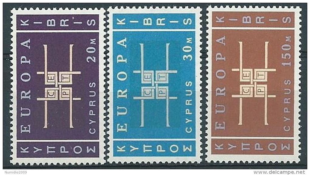 1963 EUROPA CIPRO MNH ** - EU8824 - 1963