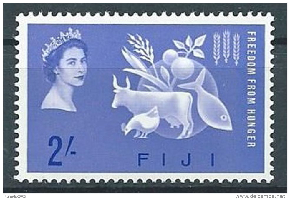 1963 FIJI LOTTA CONTRO LA FAME MNH ** - GB002 - Fiji (1970-...)