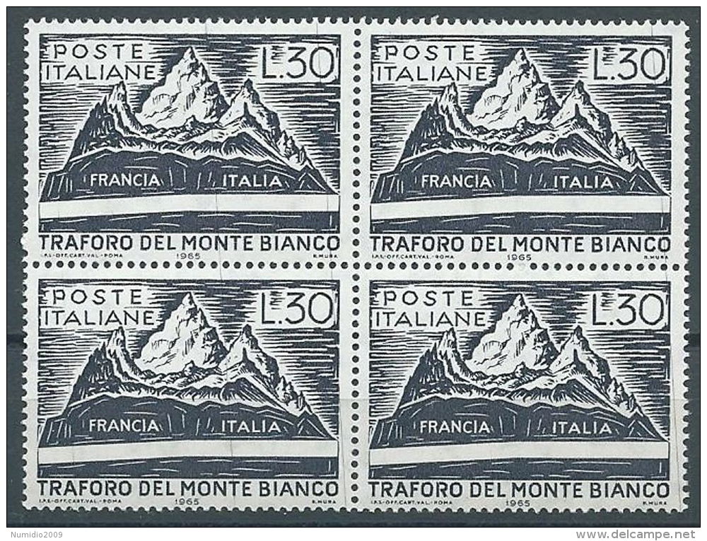 1965 ITALIA MONTE BIANCO VARIETà MNH ** - Varietà E Curiosità