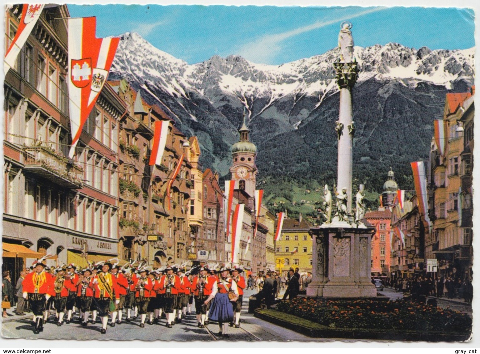 Innsbruck, Maria-Theresien Strasse, Austria, 1974 Used Postcard [21813] - Innsbruck
