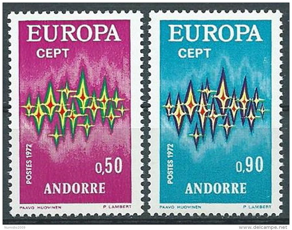 1972 EUROPA ANDORRA FRANCESE MNH ** - EV-5 - 1972