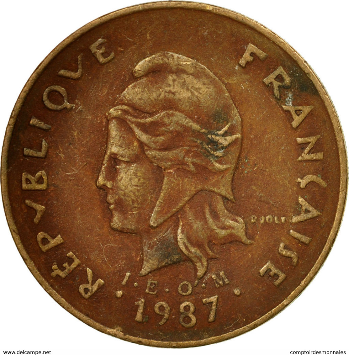 Monnaie, Nouvelle-Calédonie, 100 Francs, 1987, Paris, TTB, Nickel-Bronze, KM:15 - Nuova Caledonia