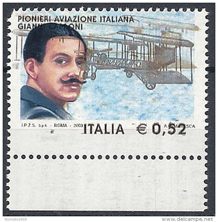 2003 ITALIA AVIATORE CAPRONI VARIETà MNH ** - RR12046 - Varietà E Curiosità