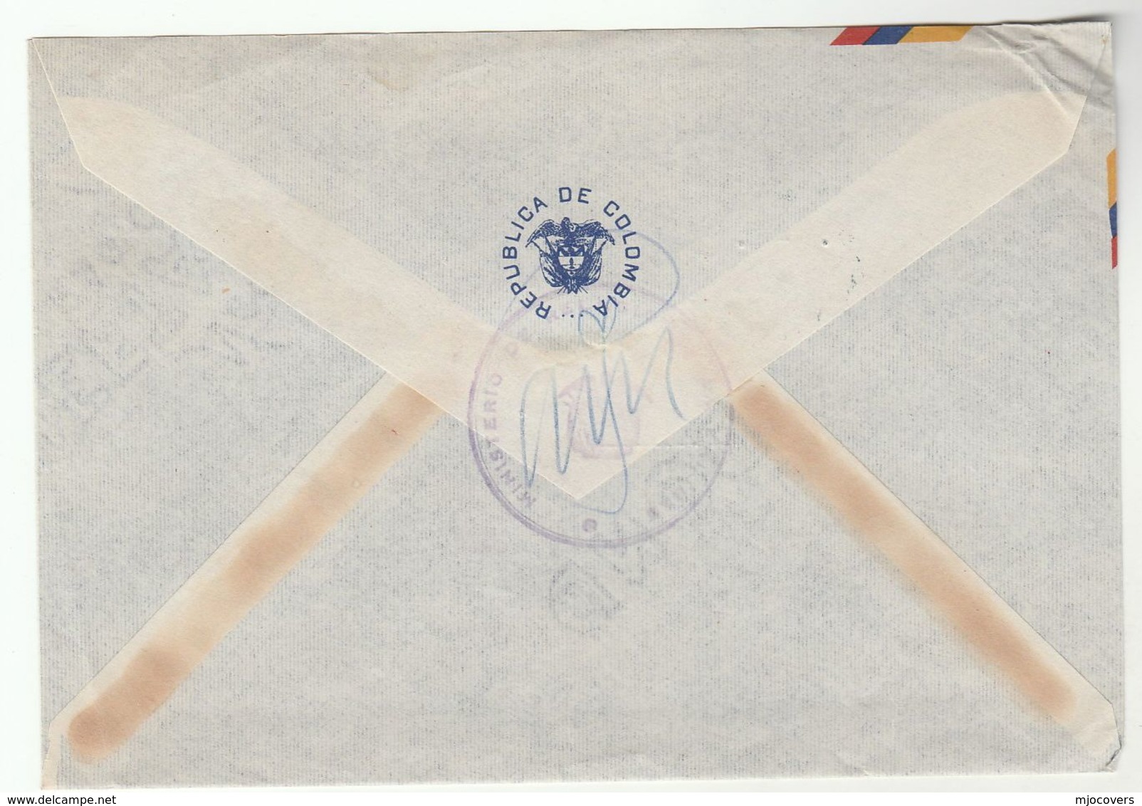 1952 COLOMBIA FOREIGN MINISTRY COVER To UN SECRETARY GENERAL United Nations USA Stamps Airmail - UNO