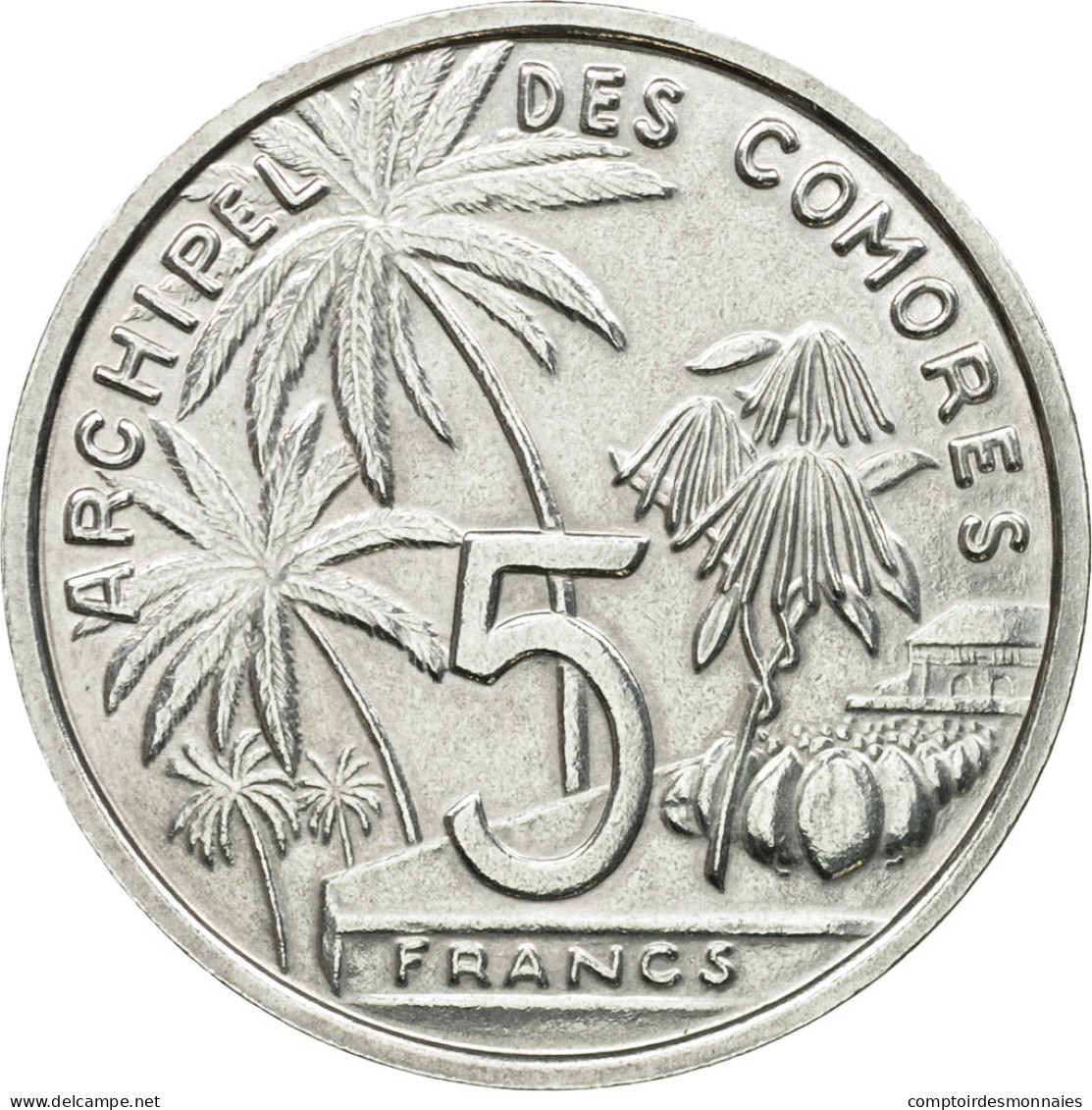 Monnaie, Comoros, 5 Francs, 1964, Paris, ESSAI, SPL+, Aluminium, KM:E3 - Comoros